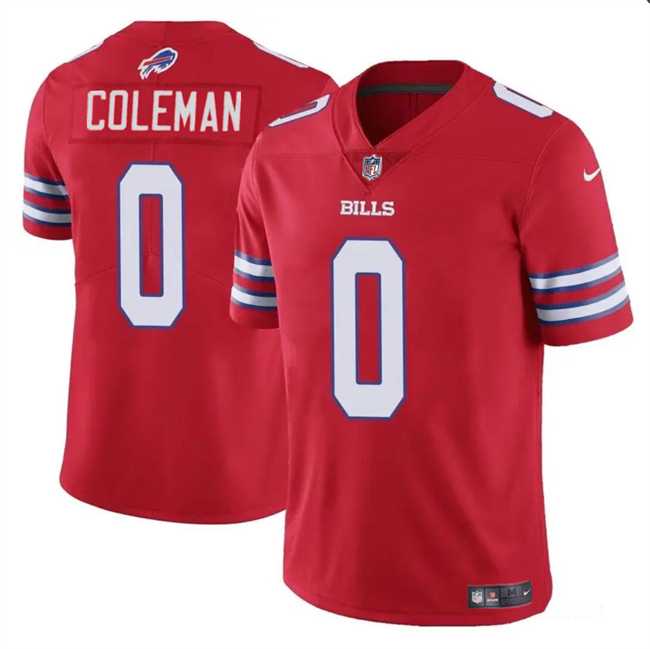 Men & Women & Youth Buffalo Bills #0 Keon Coleman Red 2024 Draft Vapor Untouchable Limited Stitched Jersey->buffalo bills->NFL Jersey